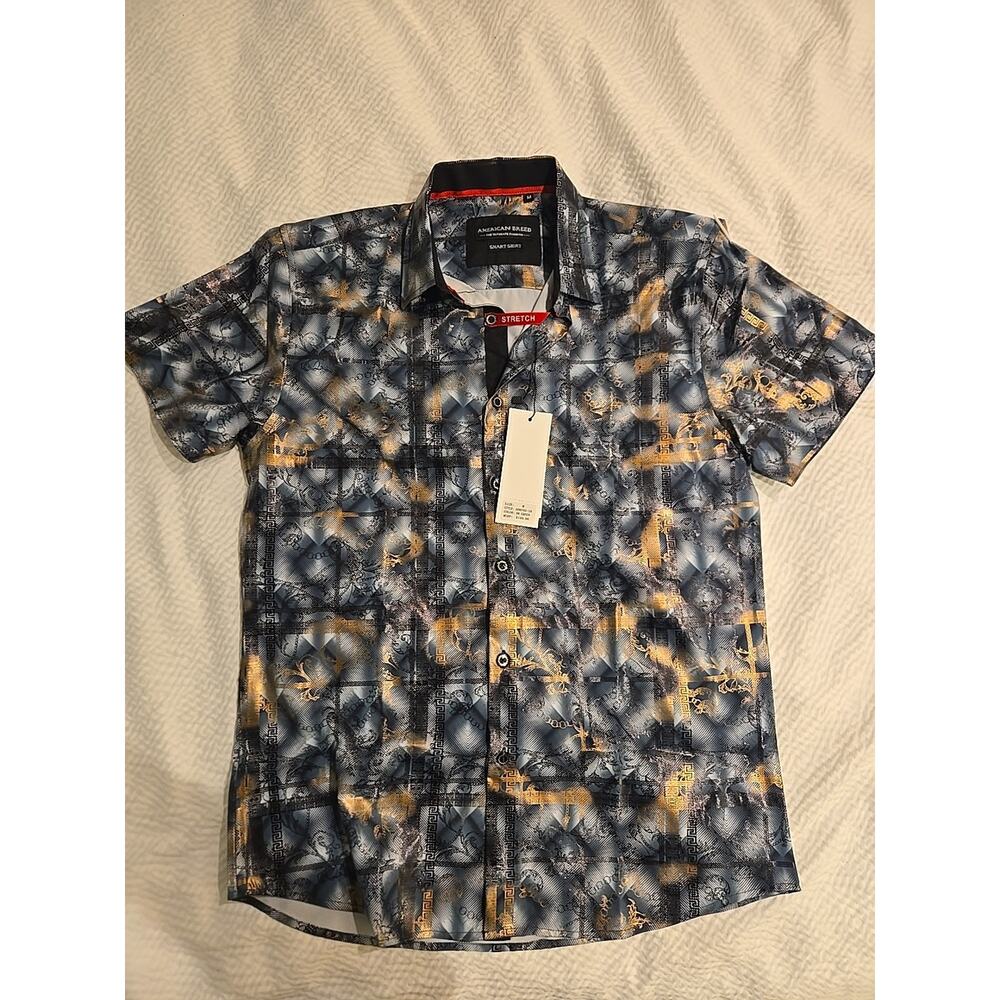 American Breed Men's Shirt Size M New With Tags Style AHRFOS-10 Stretch